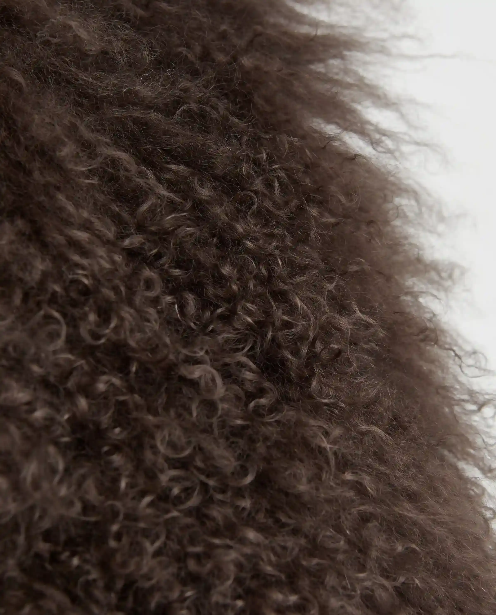 Brązowa futrzana kamizelka - Image #5