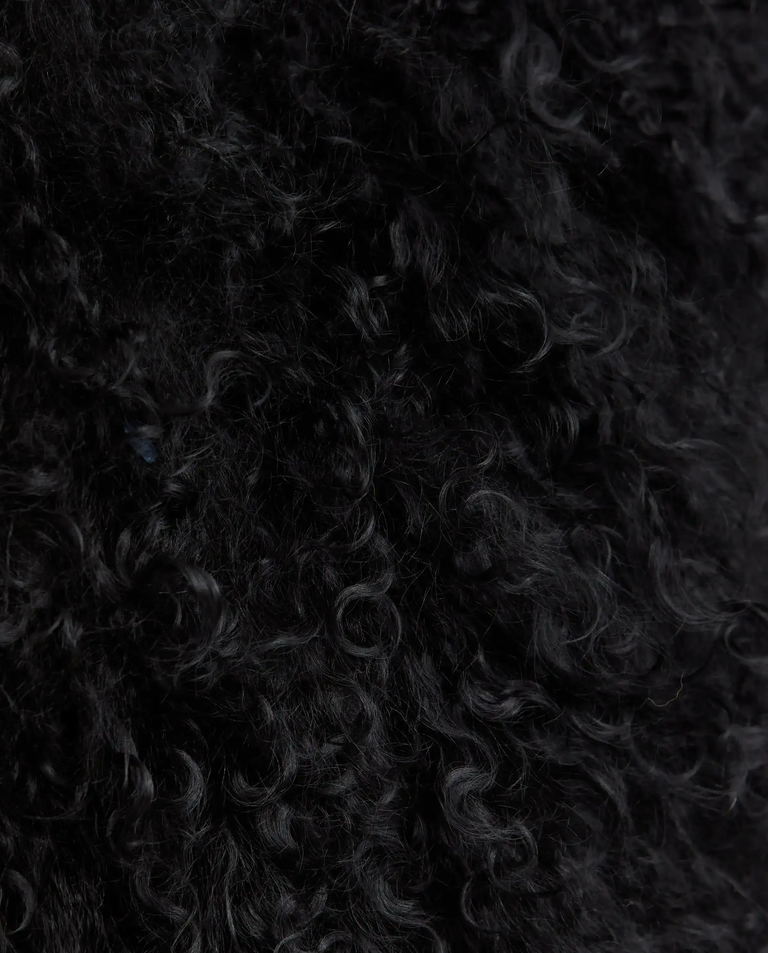 Czarna futrzana kamizelka - Image #6