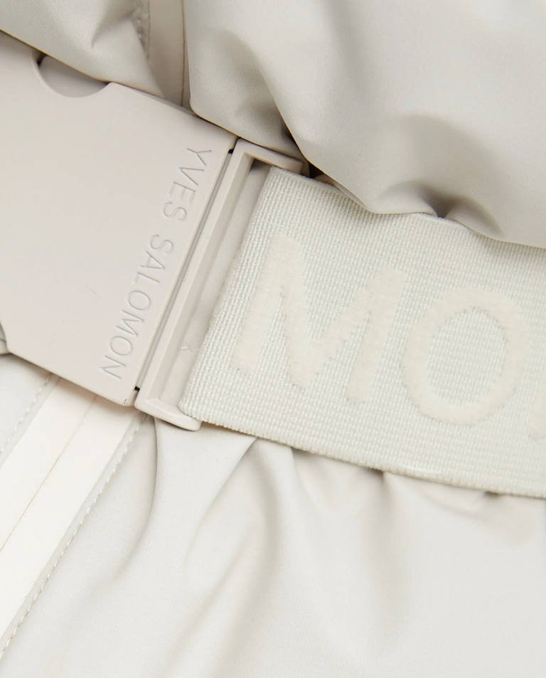 Śmietankowa kurtka z kapturem - Image #4