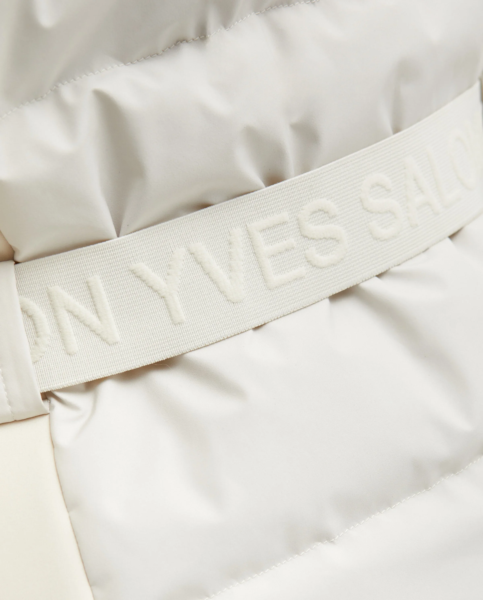 Śmietankowa kurtka z kapturem - Image #5