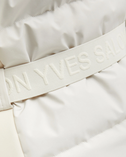 Śmietankowa kurtka z kapturem - Image #5