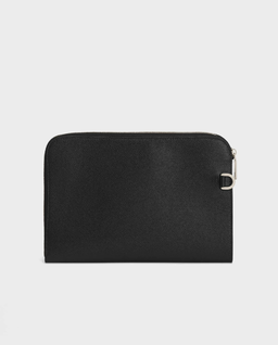 Czarna skórzana saszetka Sicily - Image #2