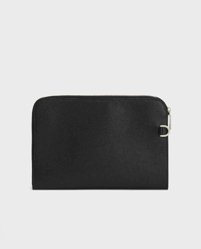 Czarna skórzana saszetka Sicily - Image #2