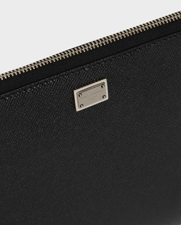 Czarna skórzana saszetka Sicily - Image #4