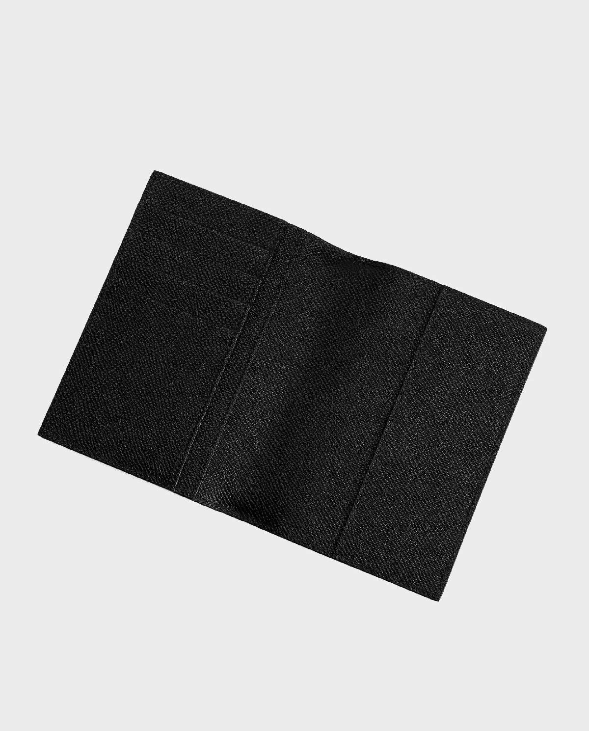 Czarne skórzane etui na paszport - Image #3