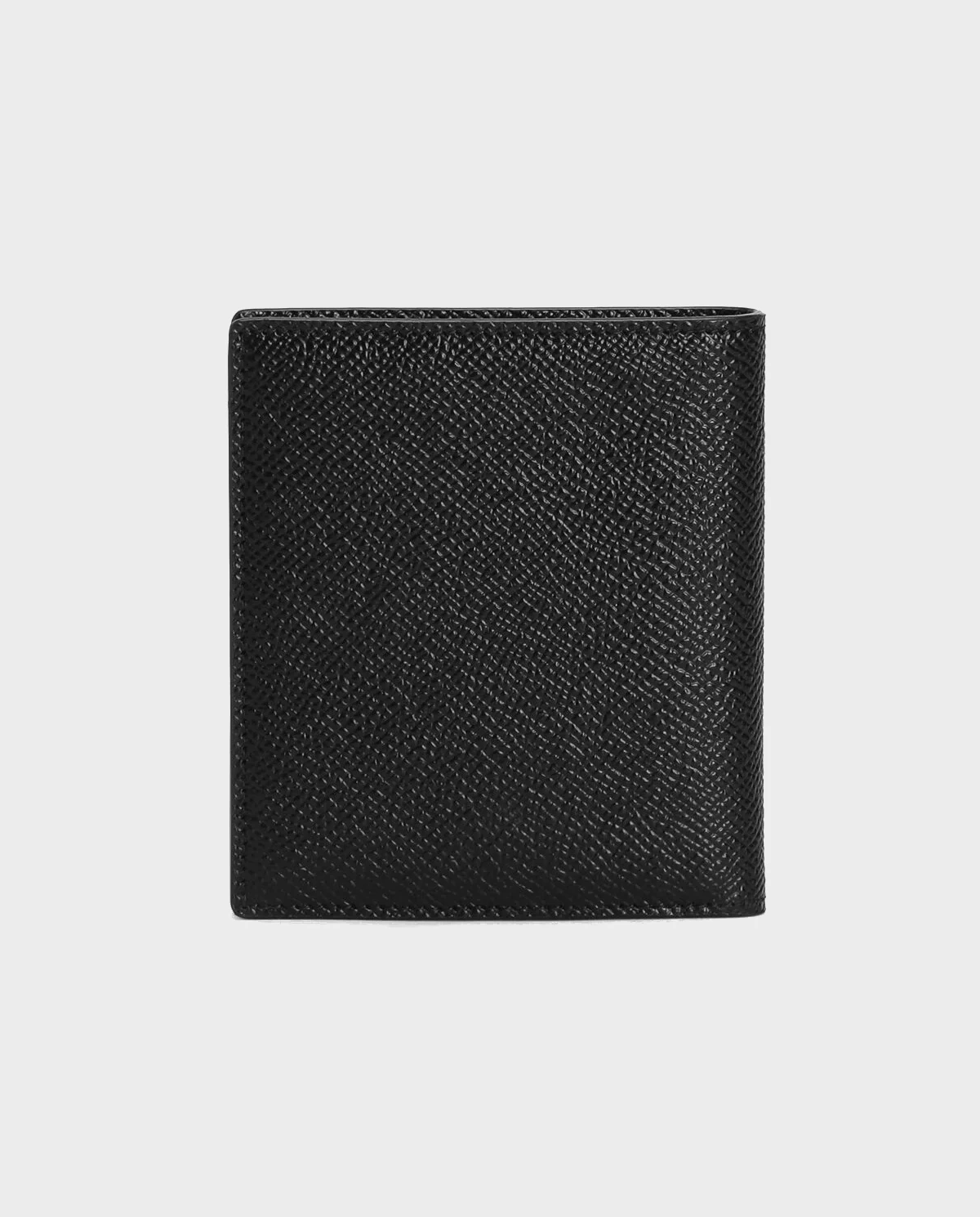 Czarny skórzany wizytownik z logo - Image #2