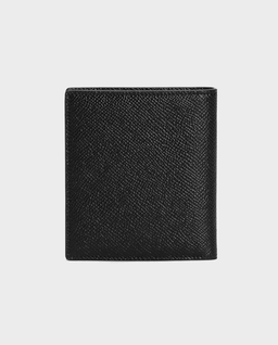 Czarny skórzany wizytownik z logo - Image #2