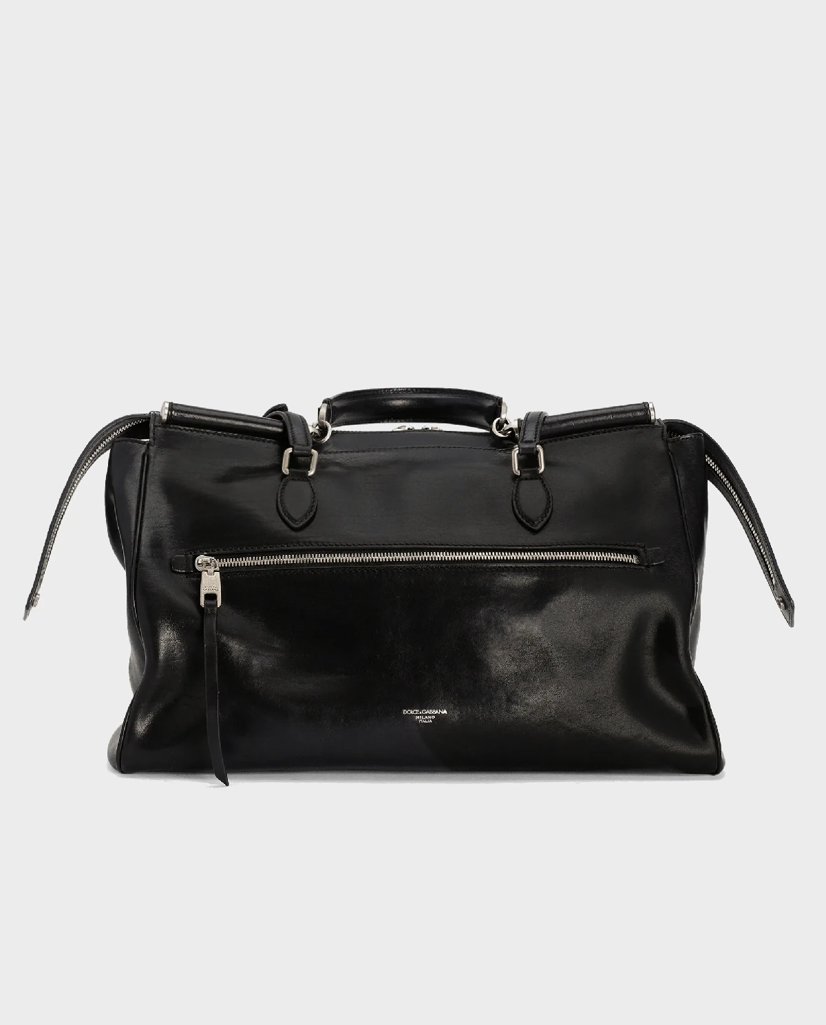 Czarna skórzana torba Vittoria - Image #4