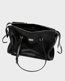 Czarna skórzana torba Vittoria - Image #5