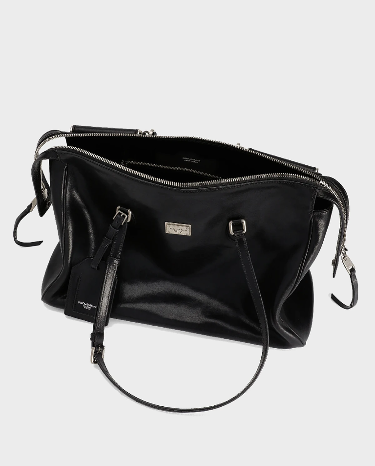 Czarna skórzana torba Vittoria - Image #5