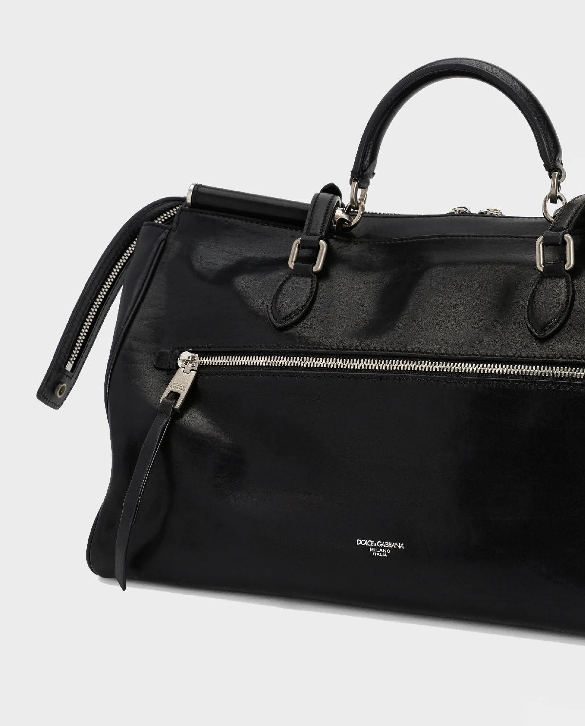 Czarna skórzana torba Vittoria - Image #6