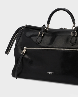 Czarna skórzana torba Vittoria - Image #6