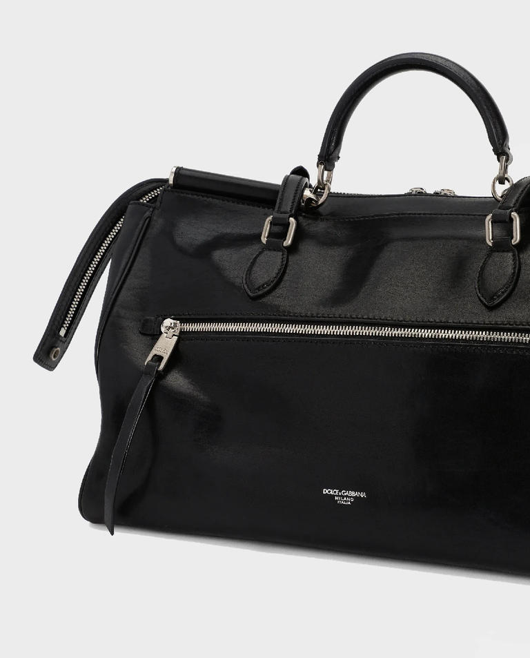 Czarna skórzana torba Vittoria - Image #6