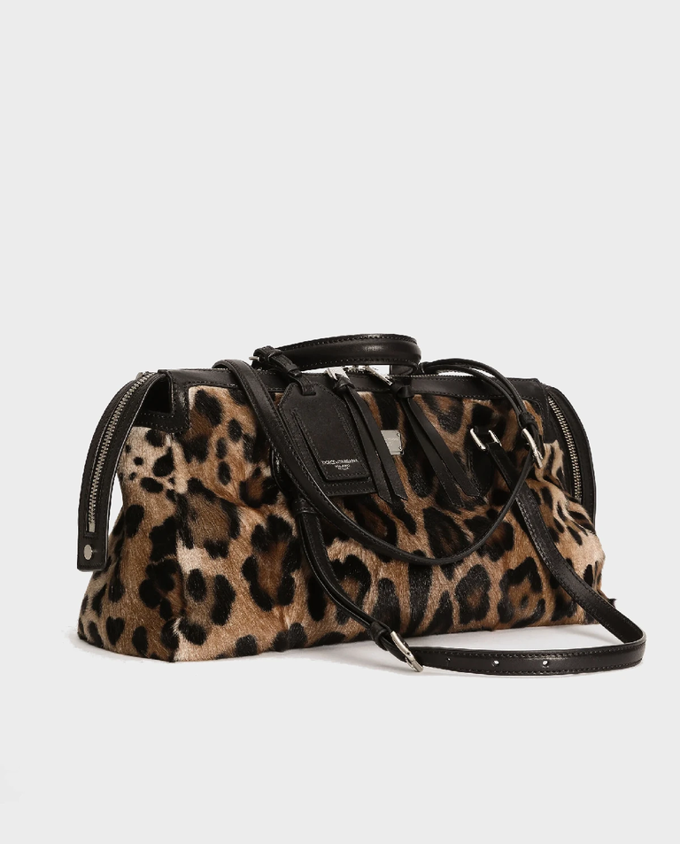 Torba z nadrukiem w panterkę Vittoria