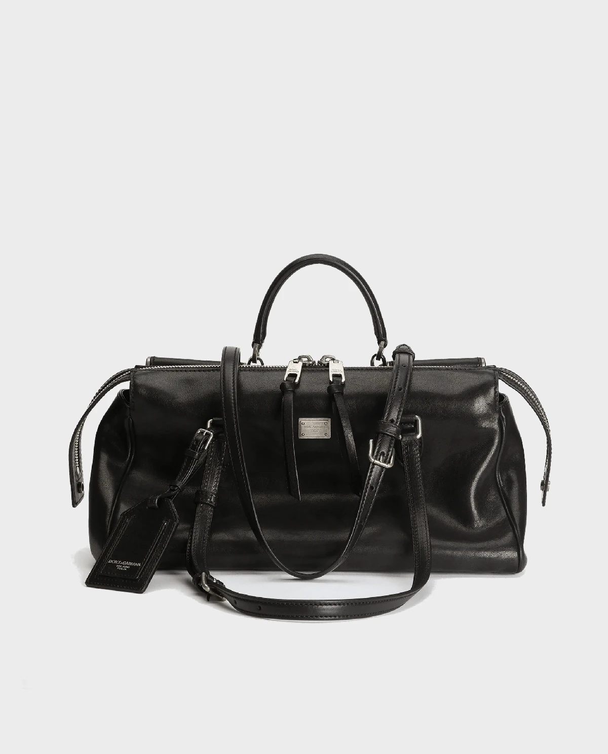 Czarna skórzana torba Vittoria - Image #0