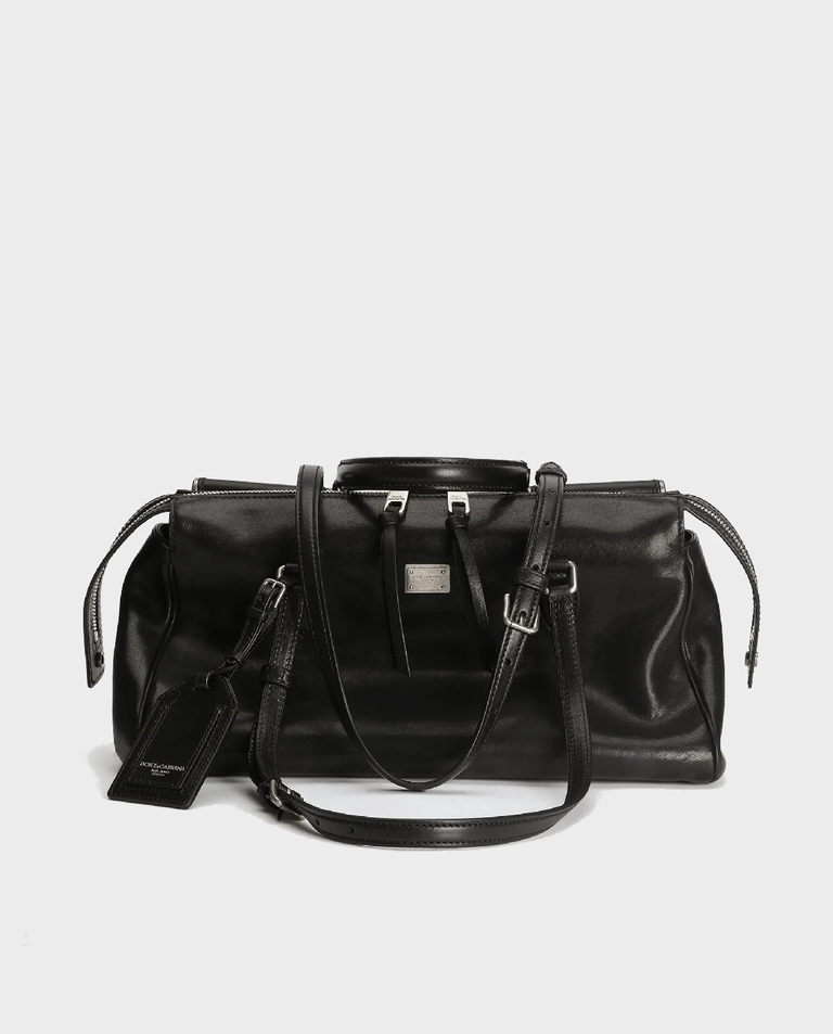 Czarna skórzana torba Vittoria - Image #3