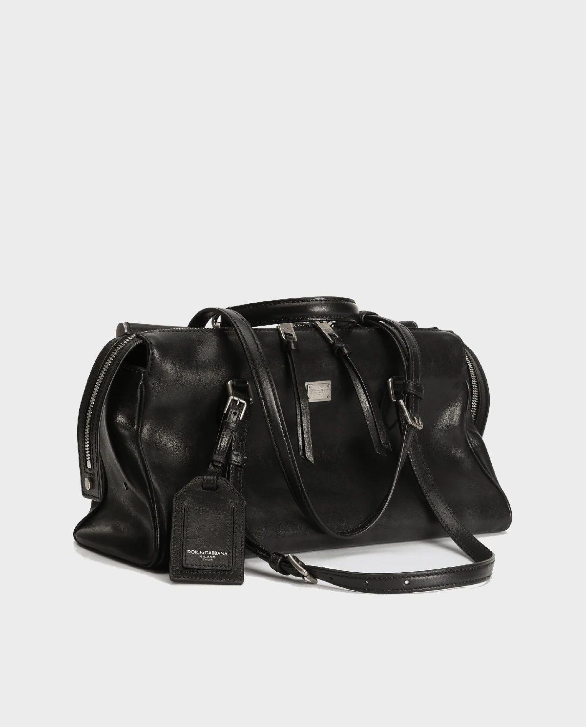 Czarna skórzana torba Vittoria - Image #4