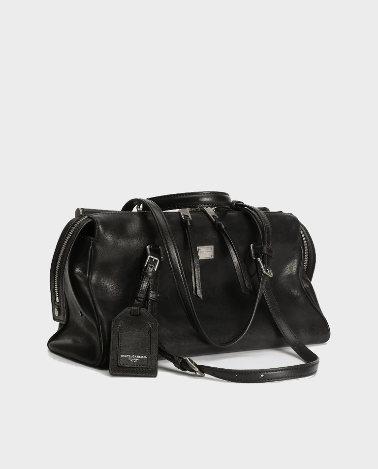 Czarna skórzana torba Vittoria - Image #4