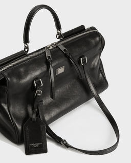 Czarna skórzana torba Vittoria - Image #7