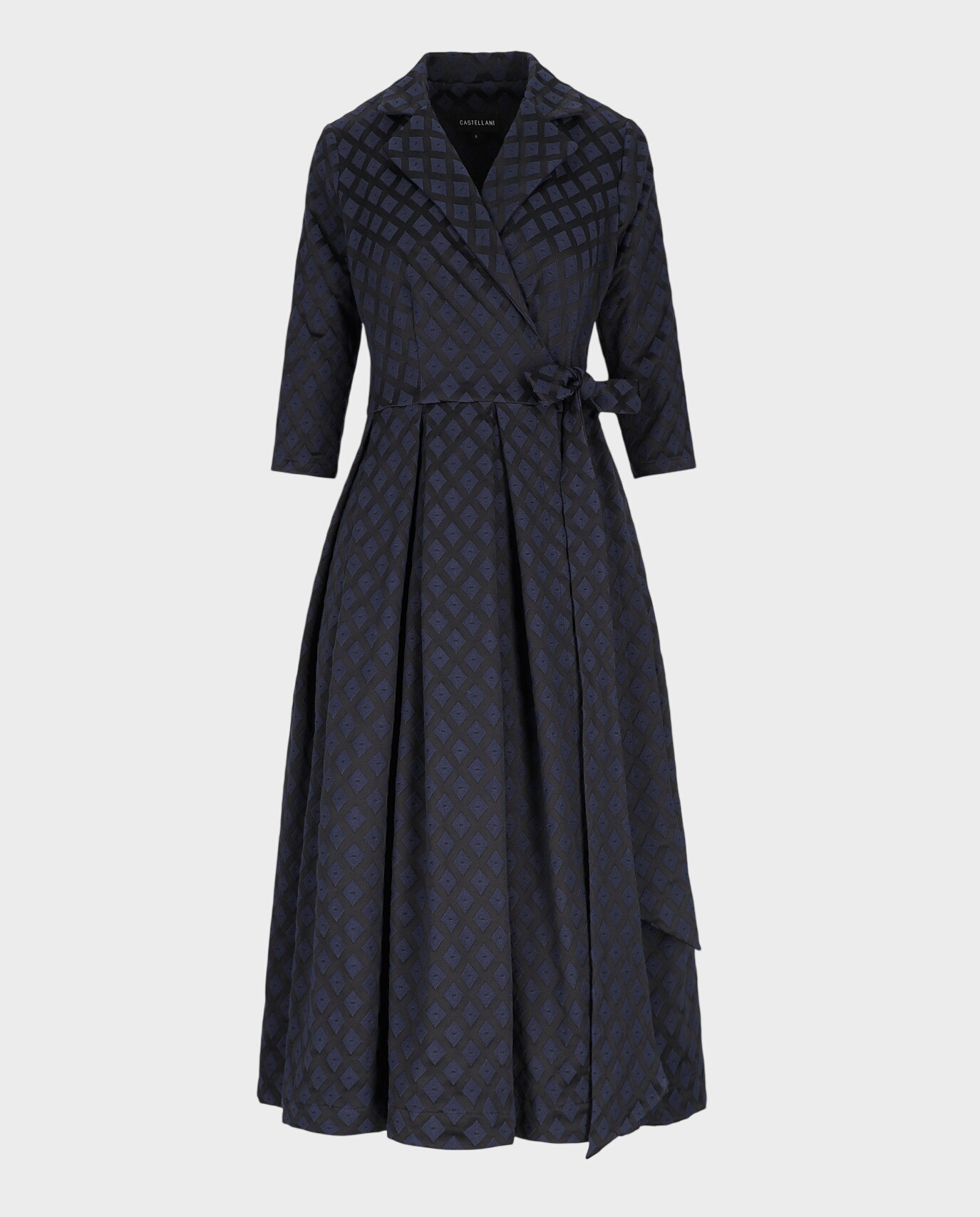 Granatowo-czarna sukienka Kaori - Image #0