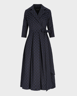 Granatowo-czarna sukienka Kaori - Image #0