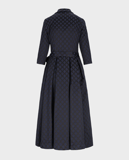 Granatowo-czarna sukienka Kaori - Image #1