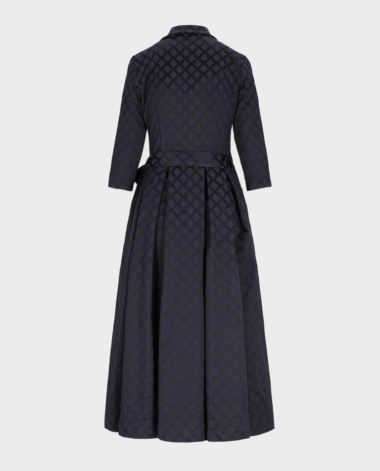 Granatowo-czarna sukienka Kaori