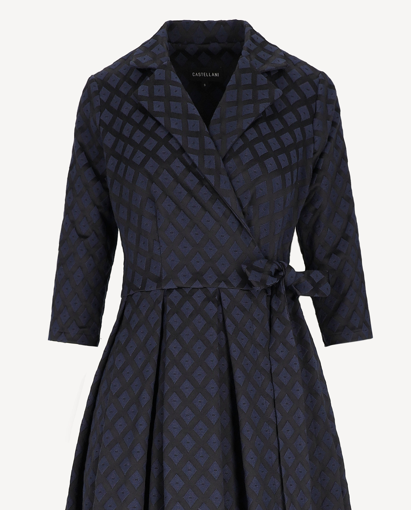 Granatowo-czarna sukienka Kaori - Image #2