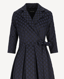 Granatowo-czarna sukienka Kaori - Image #2