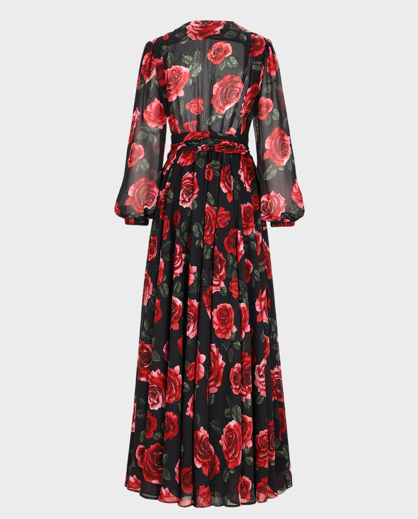 Maxi sukienka w kwiaty Gosza - Image #1