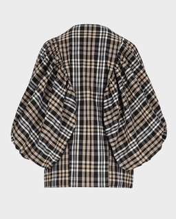 Koszula w kratę z kokardą Bosca - Image #1