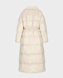 Długa kremowa kurtka puchowa Brina - Image #1