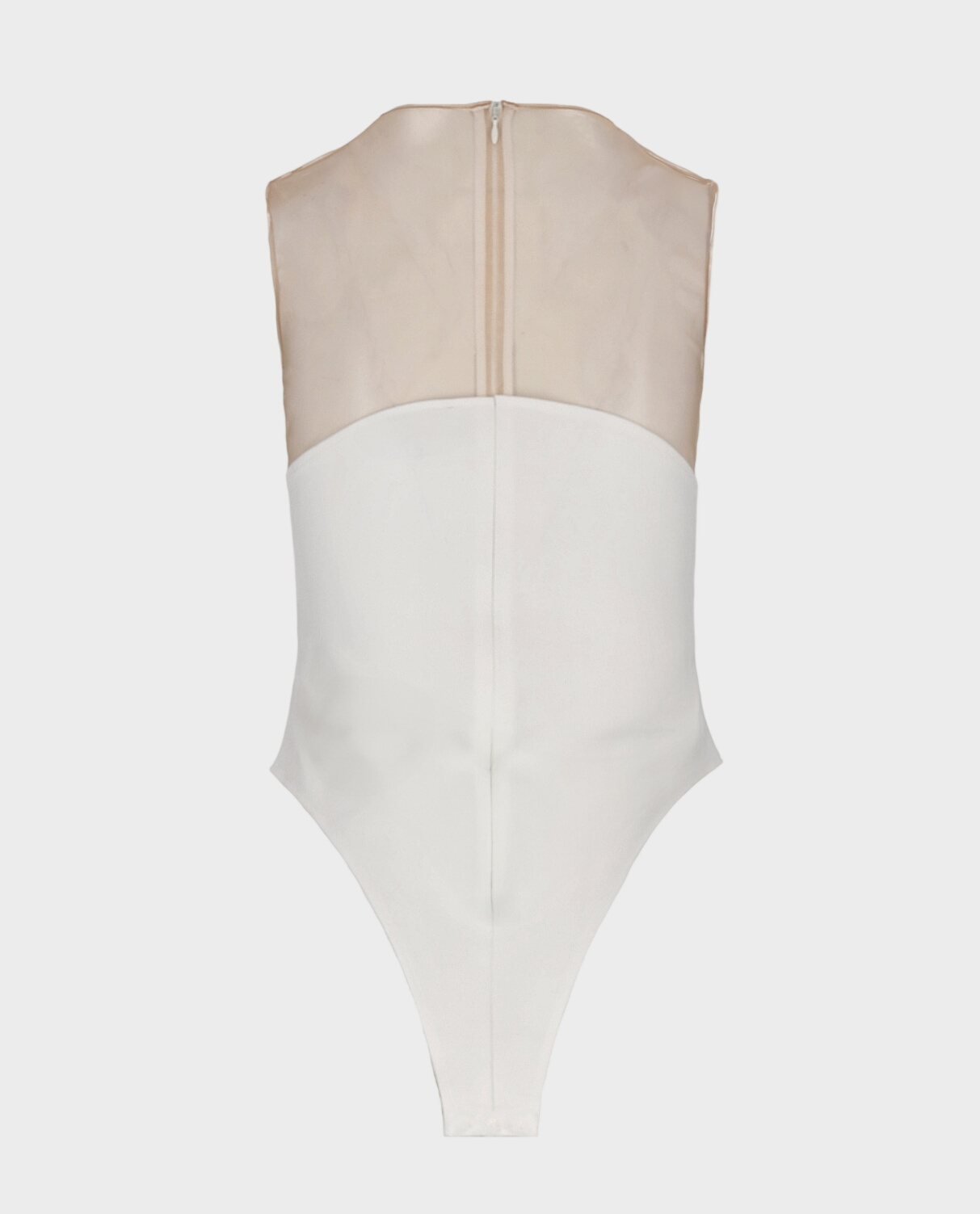 Białe body z siateczką Iveta - Image #1