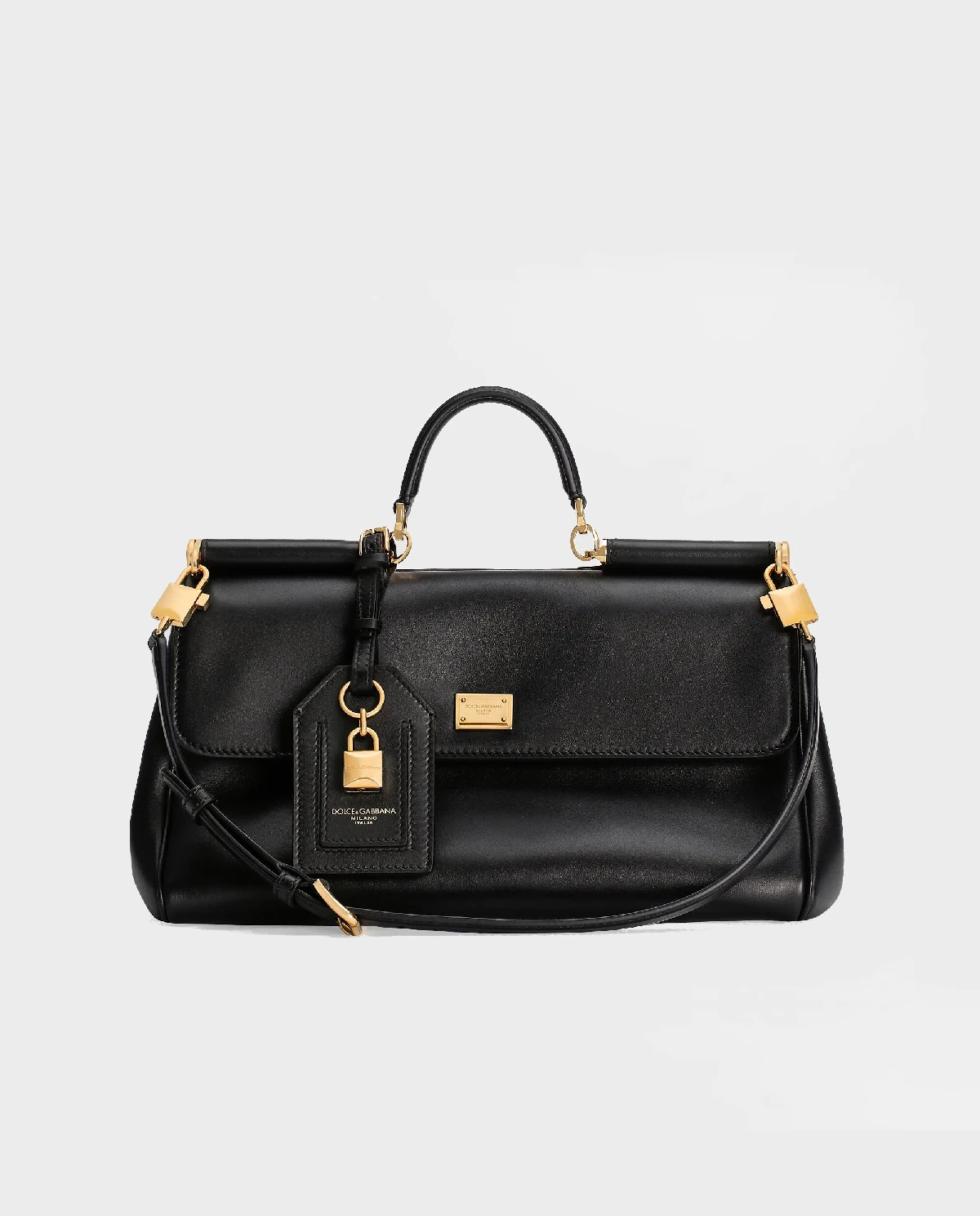 Czarna skórzana torebka My Sicily - Image #0