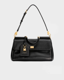 Czarna skórzana torebka My Sicily - Image #6