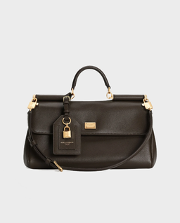 Brązowa skórzana torebka My Sicily - Image #0