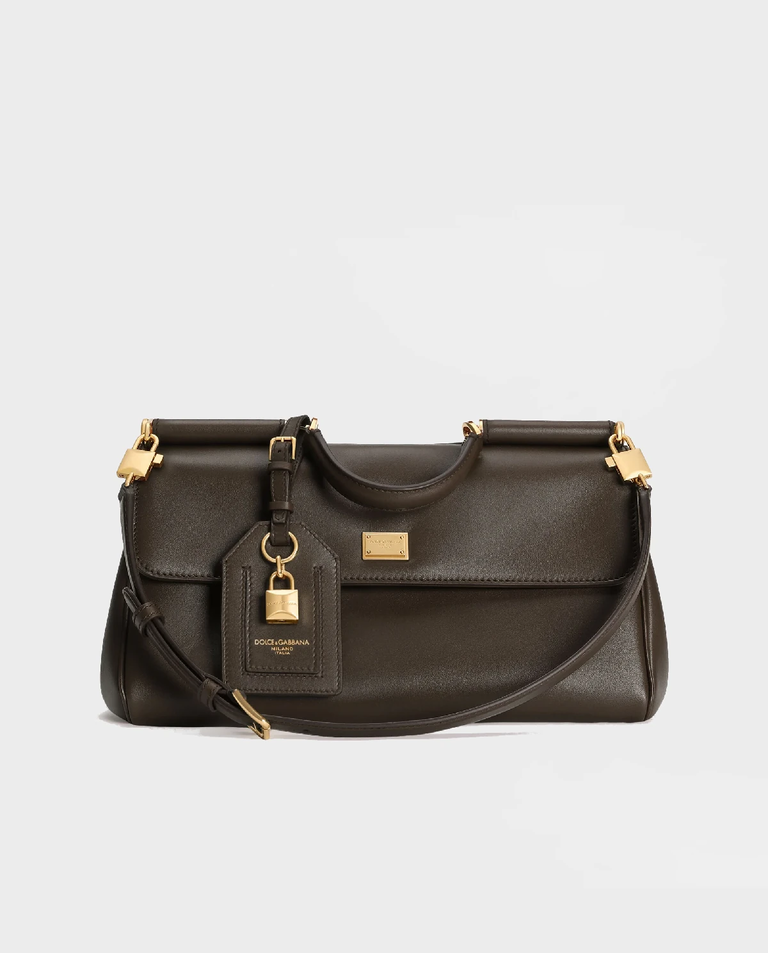 Brązowa skórzana torebka My Sicily