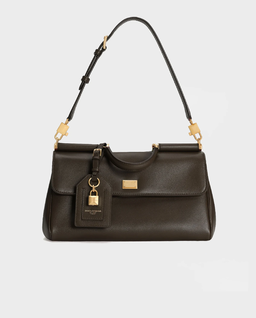 Brązowa skórzana torebka My Sicily - Image #4