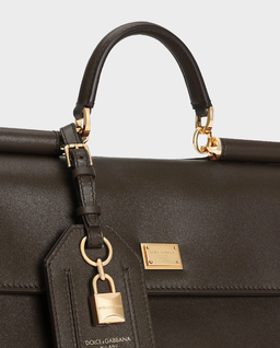 Brązowa skórzana torebka My Sicily - Image #6