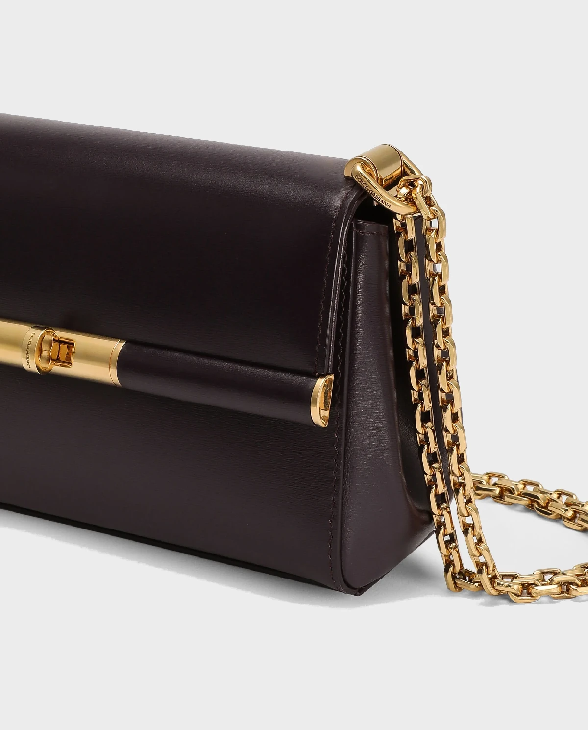 Burgundowa skórzana torebka Marlene Mini - Image #7