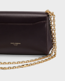 Burgundowa skórzana torebka Marlene Mini - Image #8