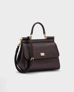 Burgundowa torebka Sicily Medium - Image #2