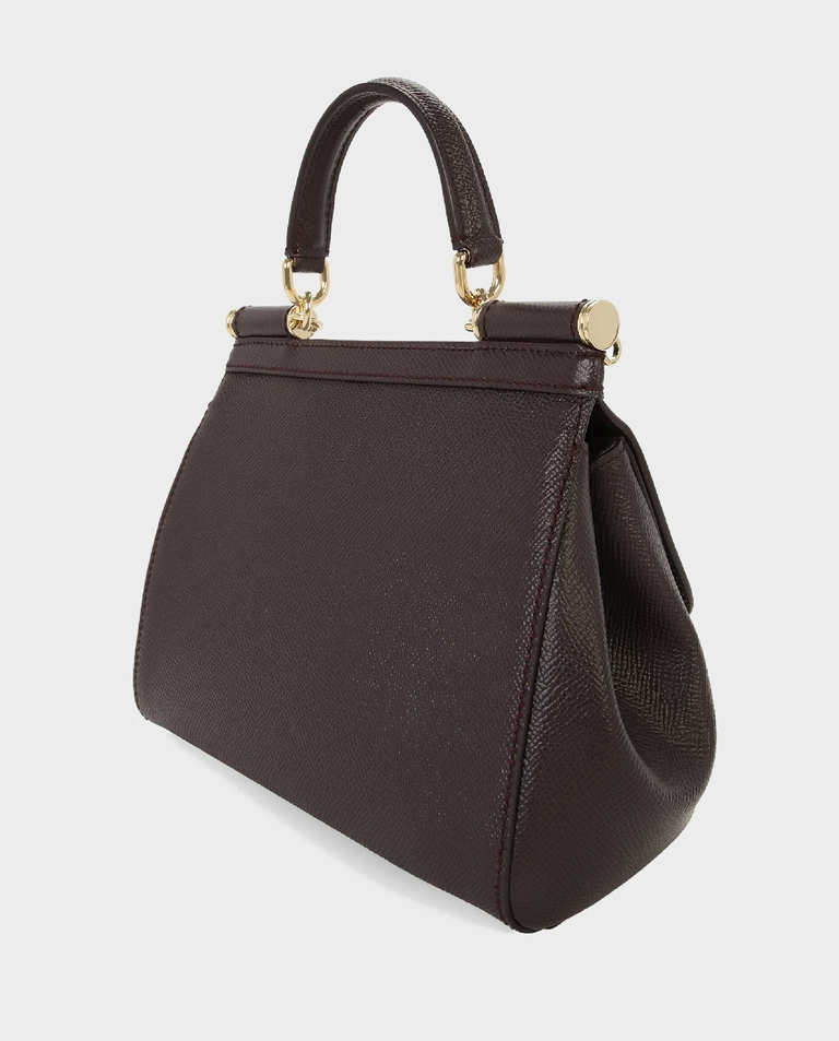 Burgundowa torebka Sicily Medium - Image #6