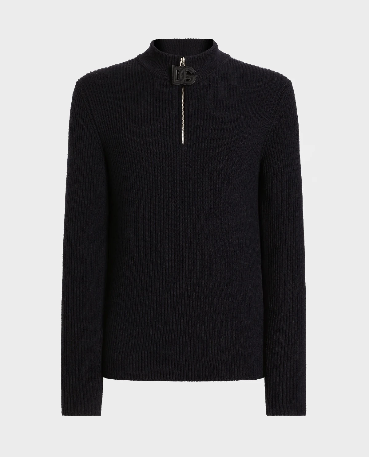 Granatowy sweter z suwakiem - Image #1