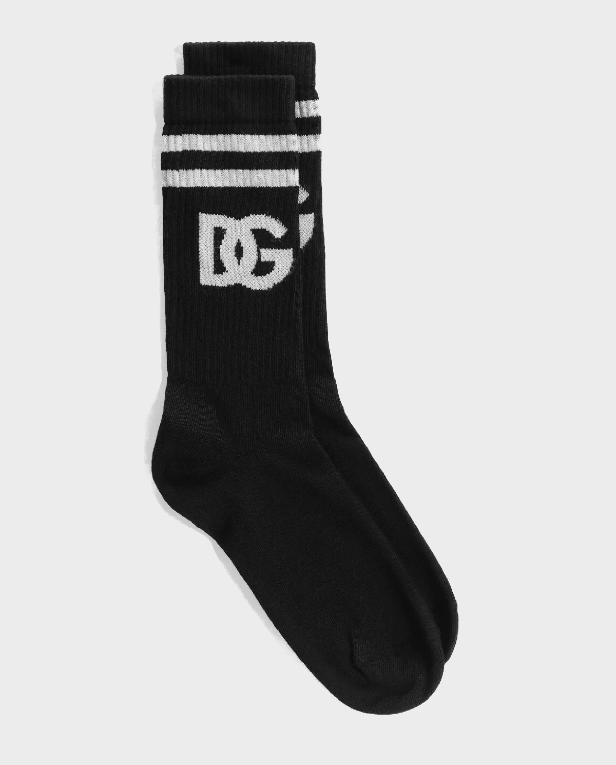 Czarne skarpetki z żakardowym logo - Image #0