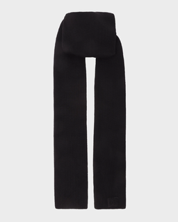 Czarny wełniany szalik - Image #0