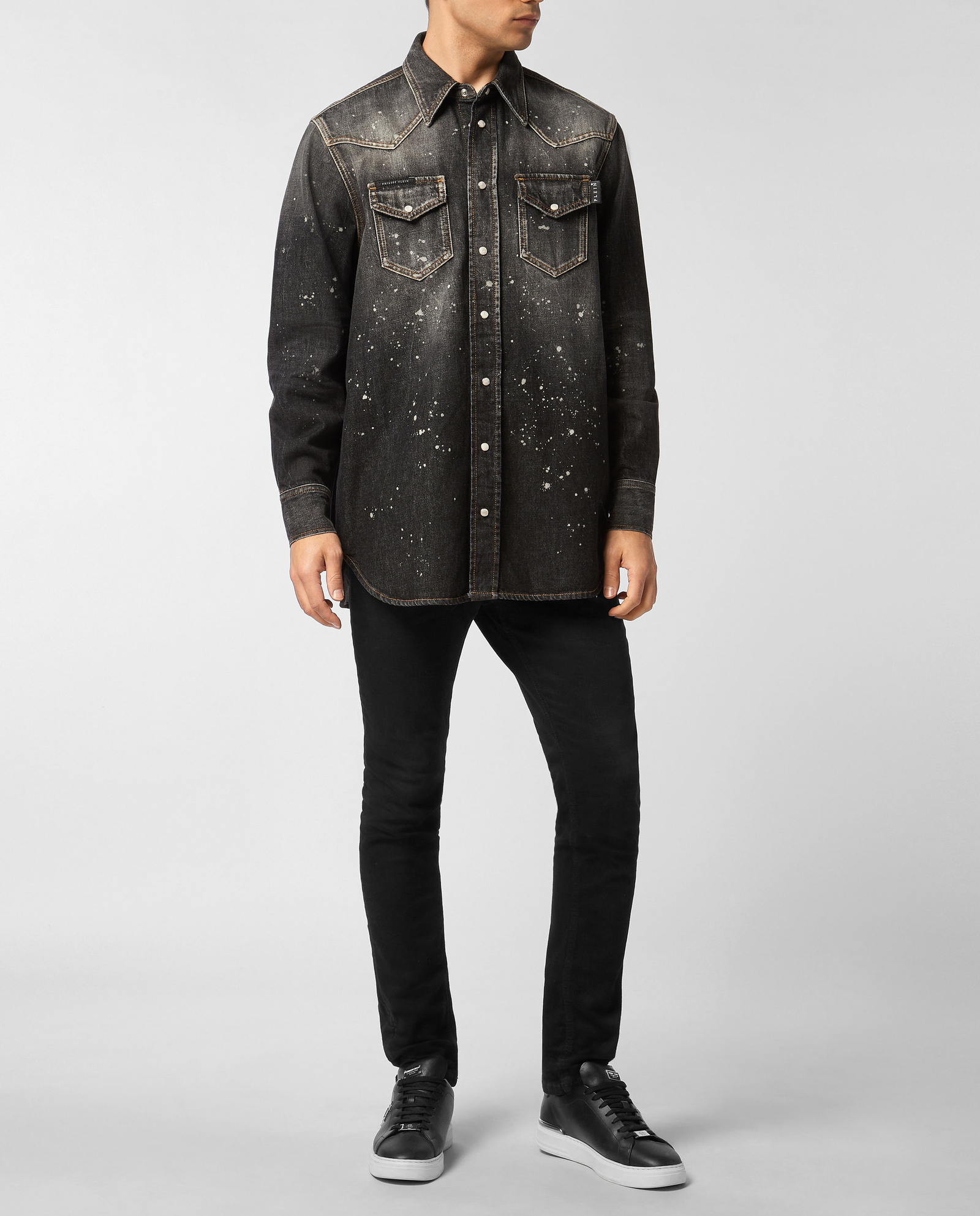 Jeansowa koszula oversize - Image #2