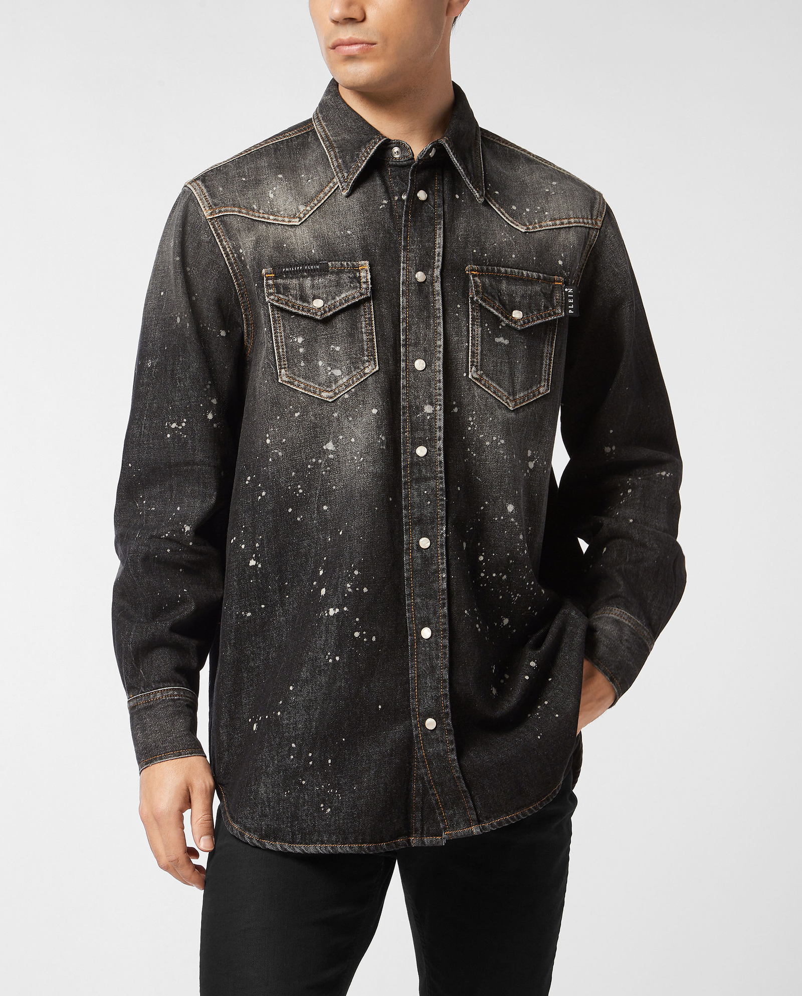 Jeansowa koszula oversize - Image #0