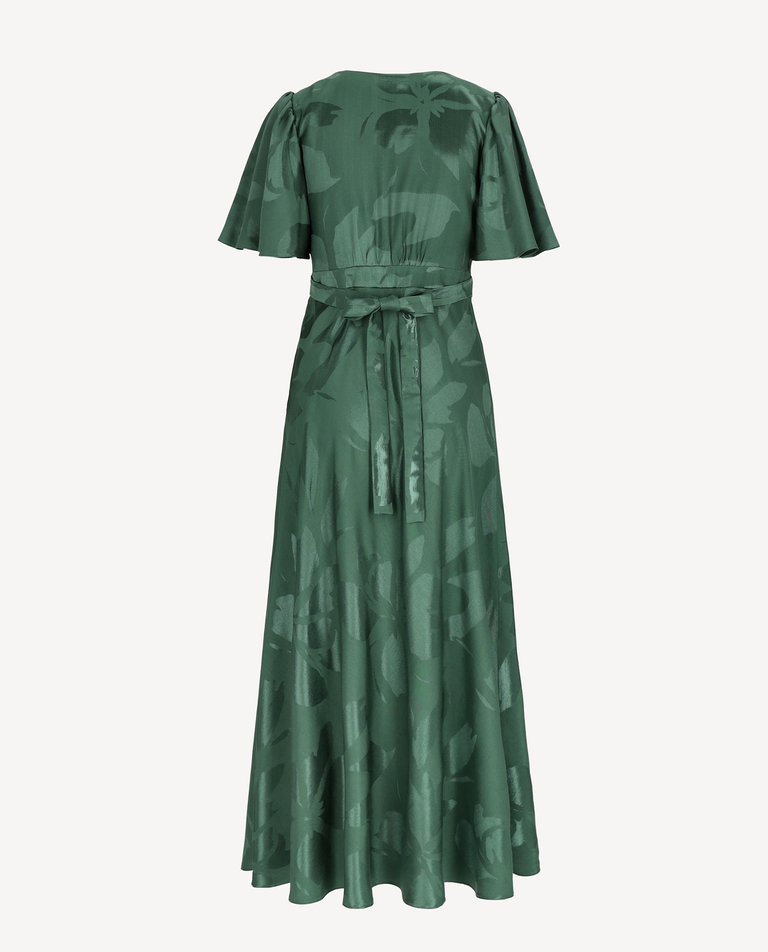 Zielona sukienka z wiskozy Sylvi - Image #4