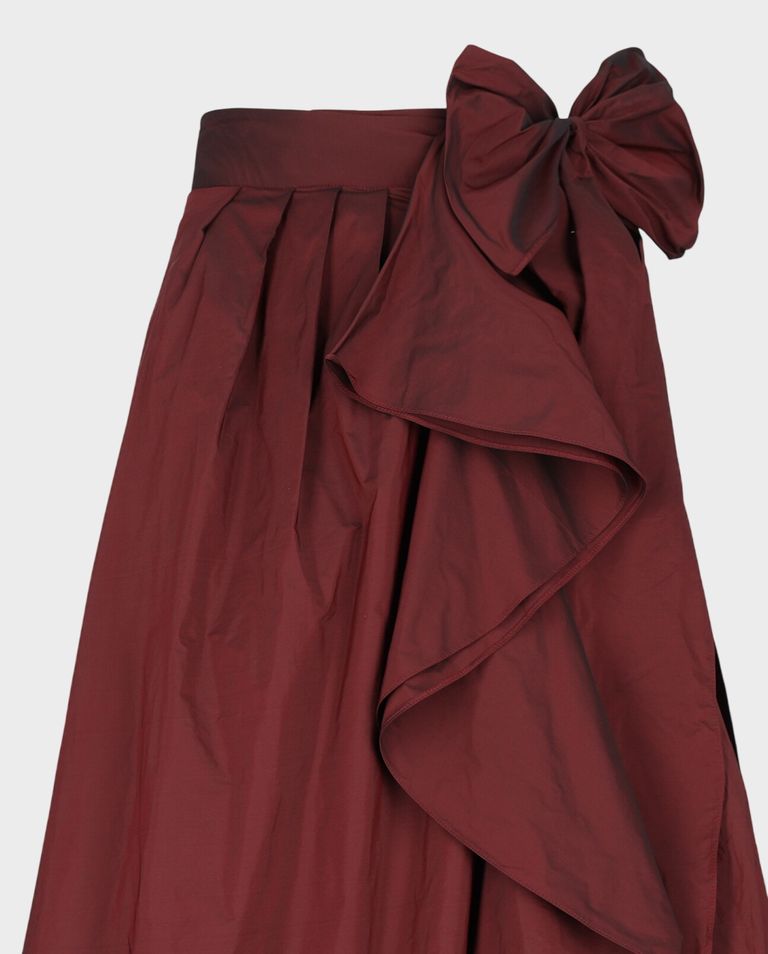 Bordowa spódnica Jonson